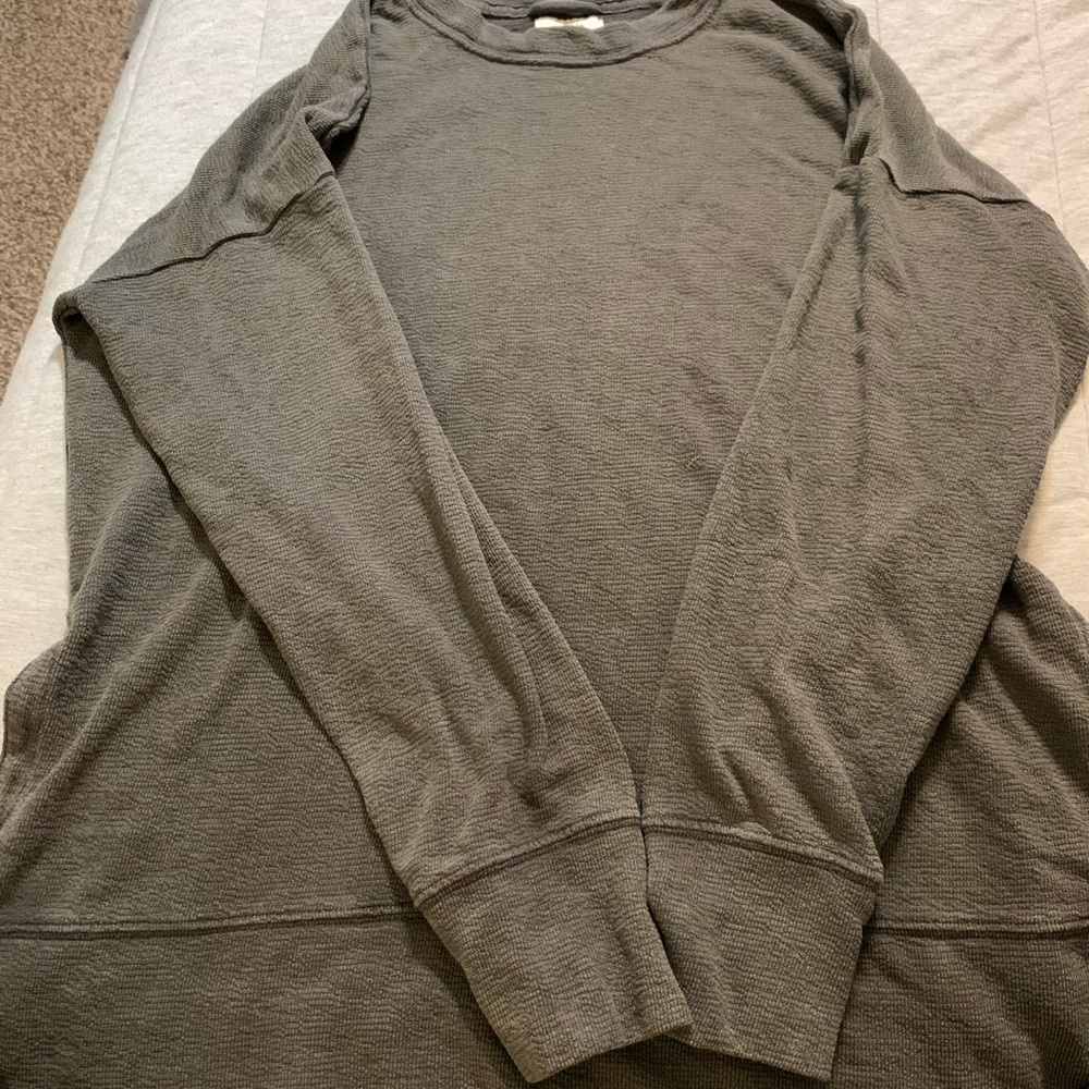 American eagle tunic sweatshirt dark grey small